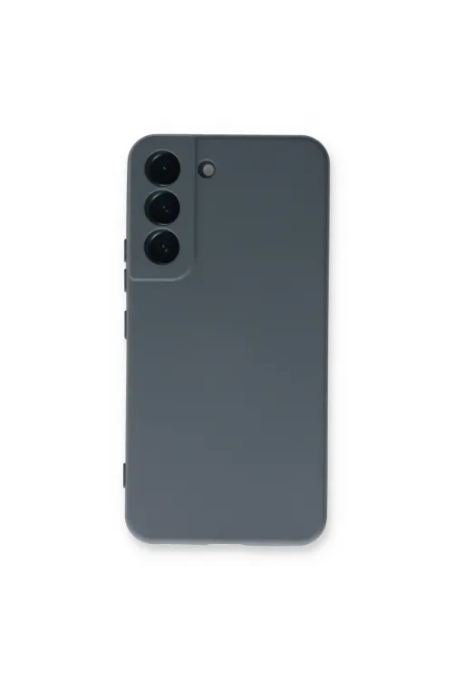 Samsung Galaxy S23 Plus Kılıf Nano İçi Kadife Silikon - Gri
