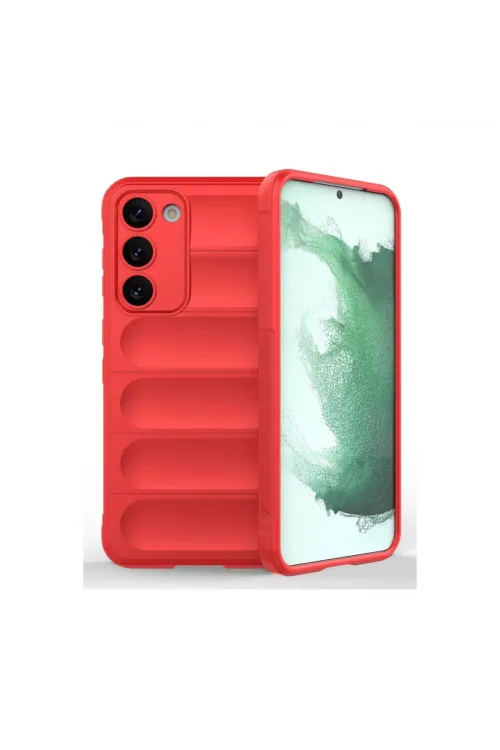 Samsung Galaxy S23 Plus Kılıf Optimum Silikon - Kırmızı