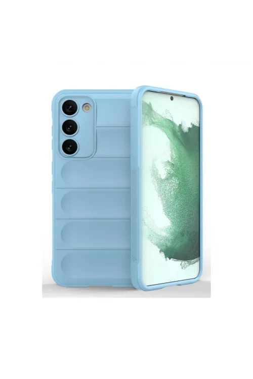 Samsung Galaxy S23 Plus Kılıf Optimum Silikon - Sky Blue