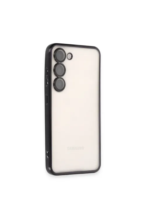 Samsung Galaxy S23 Plus Kılıf Razer Lensli Silikon - Siyah