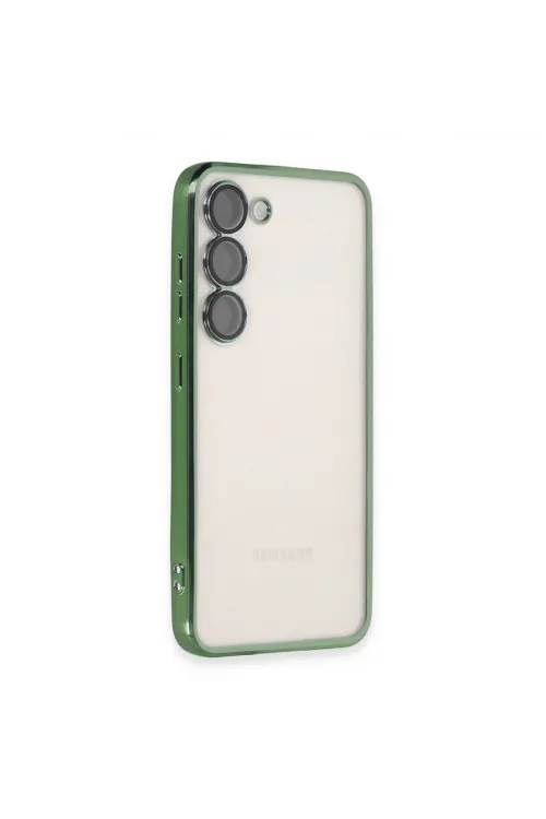 Samsung Galaxy S23 Plus Kılıf Razer Lensli Silikon - Yeşil