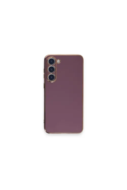 Samsung Galaxy S23 Plus Kılıf Volet Silikon - Mor