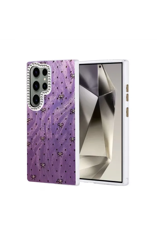 Samsung Galaxy S23 Ultra Kılıf Blade Aynalı Desenli Kapak - Desen 2
