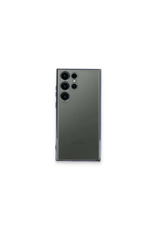 Samsung Galaxy S23 Ultra Kılıf Razer Lensli Silikon - Açık Mavi