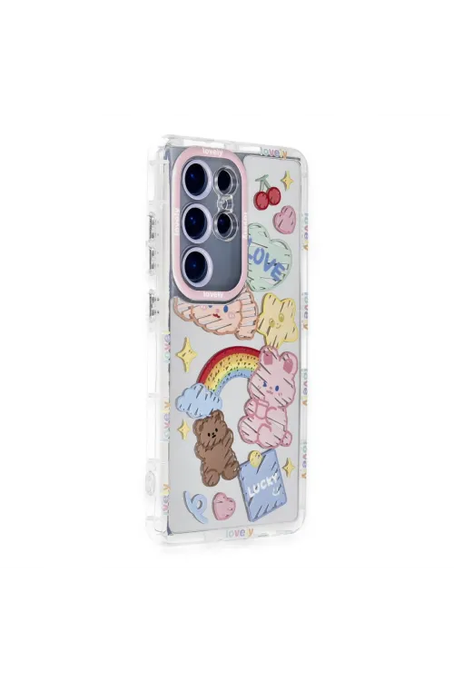 Samsung Galaxy S23 Ultra Kılıf Reflexion Desenli Kapak - Desen 4