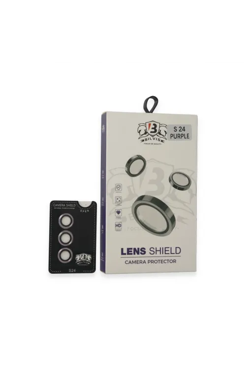 Samsung Galaxy S24 Bilvis Titan Kamera Lens - Derin Mor