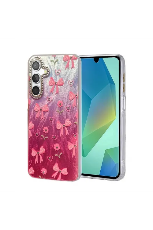 Samsung Galaxy S24 Fe Kılıf Blade Aynalı Desenli Kapak - Desen 3
