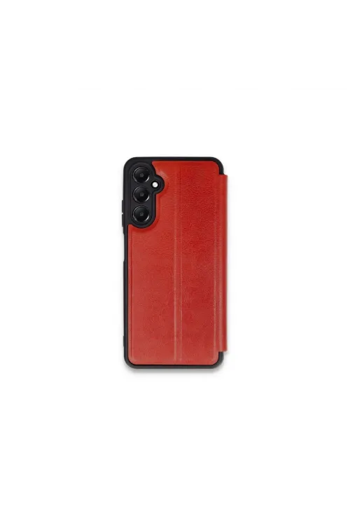 Samsung Galaxy S24 Fe Kılıf Flip Cover - Kırmızı