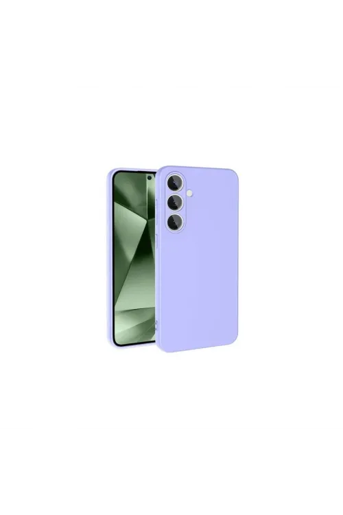 Samsung Galaxy S24 Fe Kılıf Nano İçi Kadife Silikon - Lila