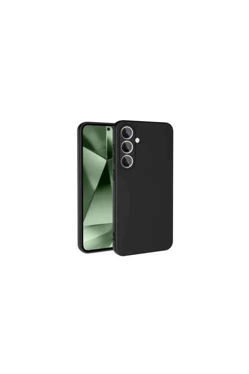 Samsung Galaxy S24 Fe Kılıf Nano İçi Kadife Silikon - Siyah