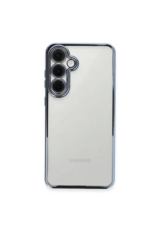 Samsung Galaxy S24 Fe Kılıf Razer Lensli Silikon - Lacivert