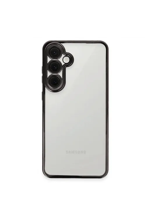 Samsung Galaxy S24 Fe Kılıf Razer Lensli Silikon - Siyah