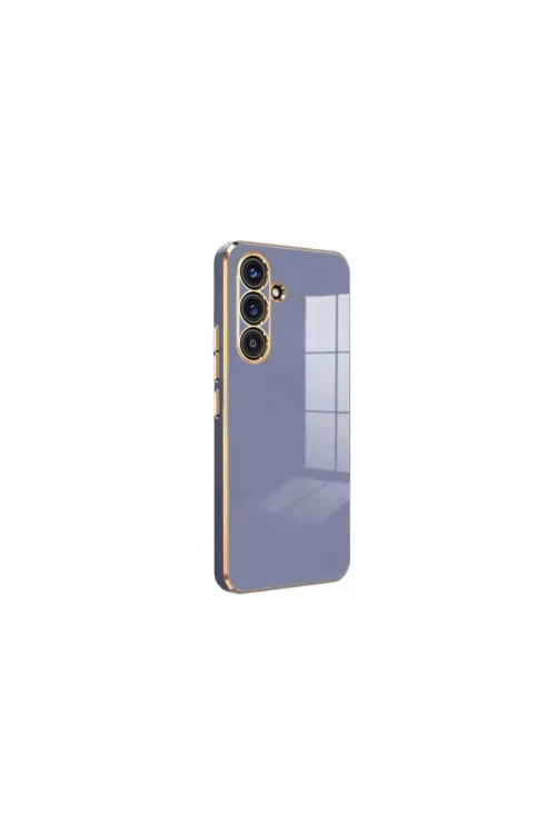 Samsung Galaxy S24 Fe Kılıf Volet Silikon - Mavi