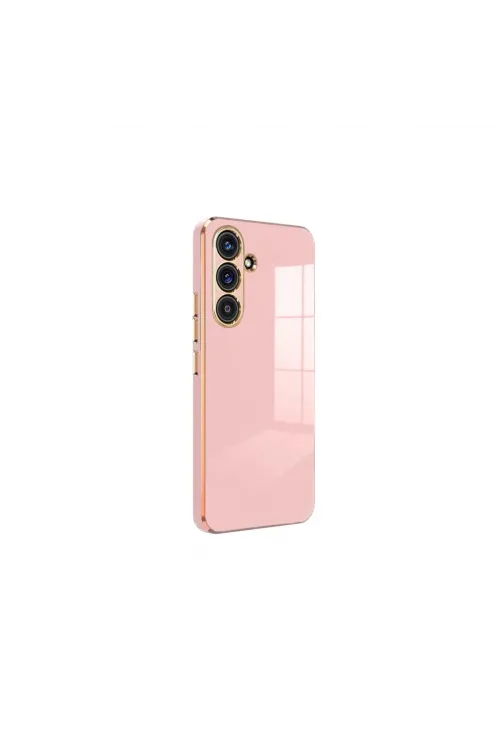 Samsung Galaxy S24 Fe Kılıf Volet Silikon - Pembe