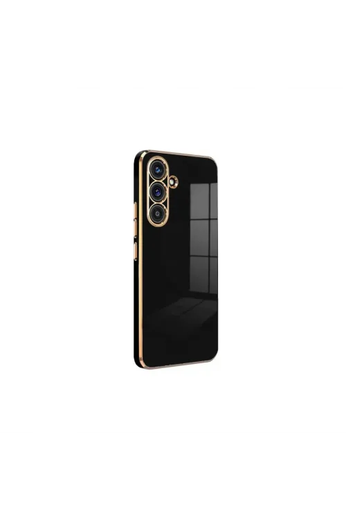 Samsung Galaxy S24 Fe Kılıf Volet Silikon - Siyah
