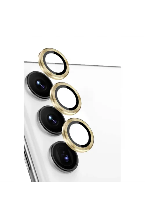 Samsung Galaxy S24 Fe Raze Metal Kamera Lens - Sarı
