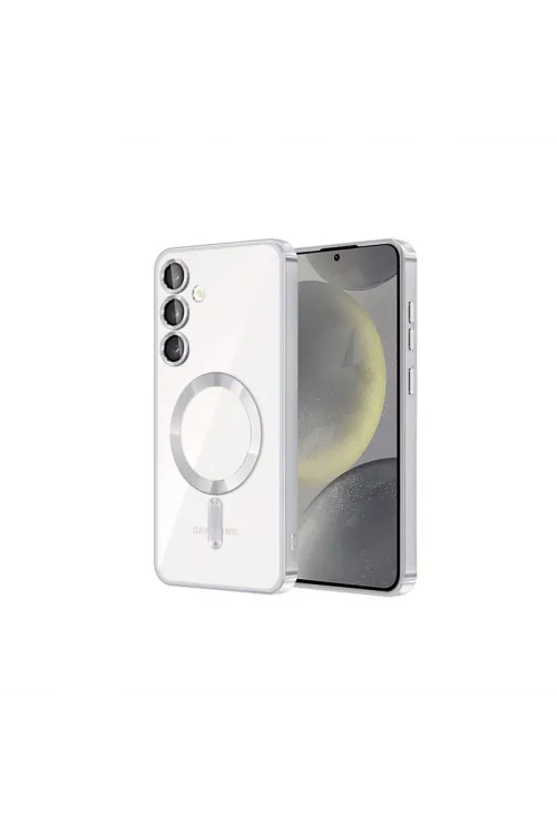Samsung Galaxy S24 Kılıf Kross Magneticsafe Kapak - Titan Gri