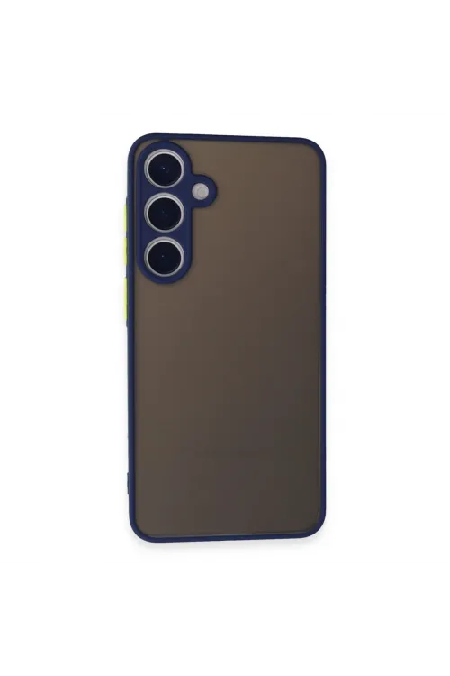 Samsung Galaxy S24 Kılıf Montreal Silikon Kapak - Lacivert