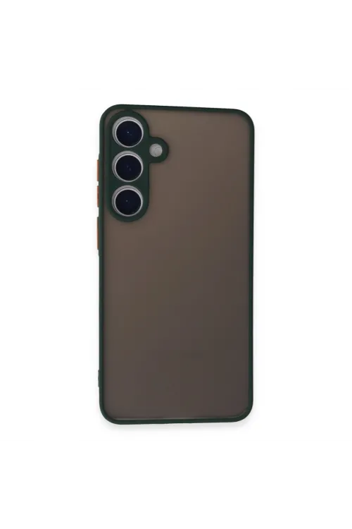 Samsung Galaxy S24 Kılıf Montreal Silikon Kapak - Yeşil
