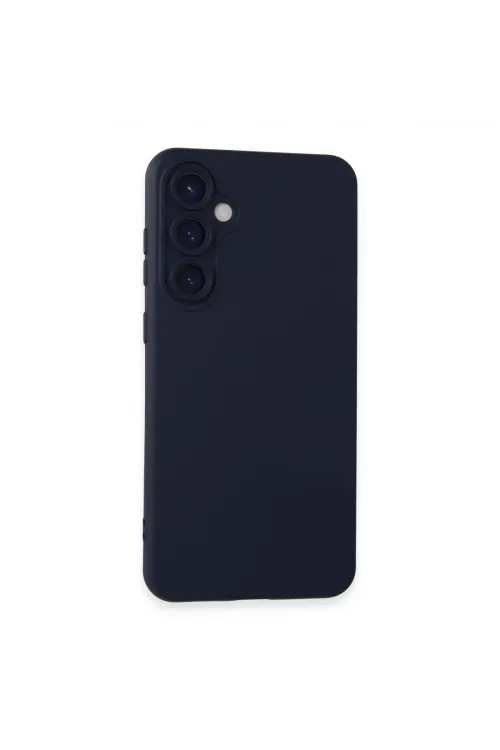Samsung Galaxy S24 Kılıf Nano İçi Kadife Silikon - Lacivert