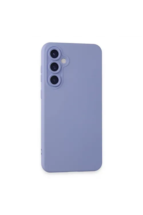 Samsung Galaxy S24 Kılıf Nano İçi Kadife Silikon - Lila