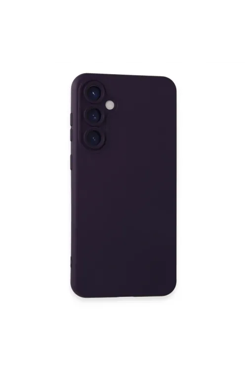 Samsung Galaxy S24 Kılıf Nano İçi Kadife Silikon - Mor
