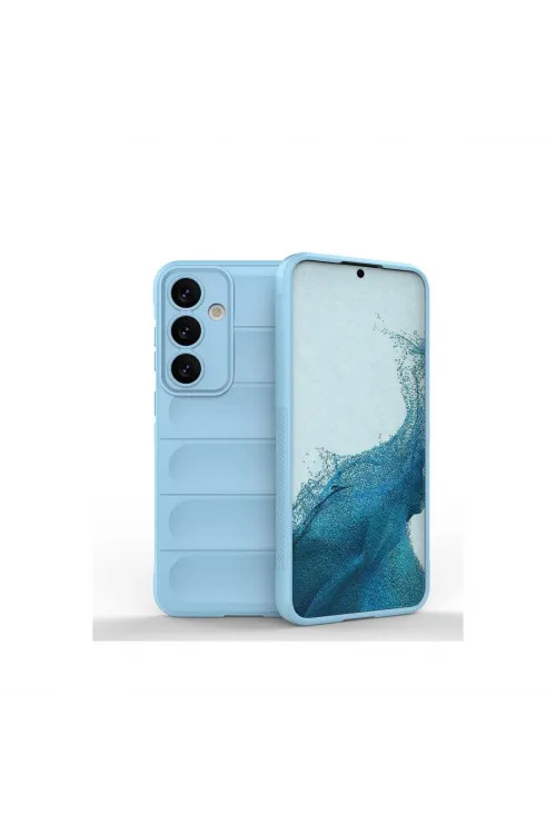 Samsung Galaxy S24 Kılıf Optimum Silikon - Sky Blue