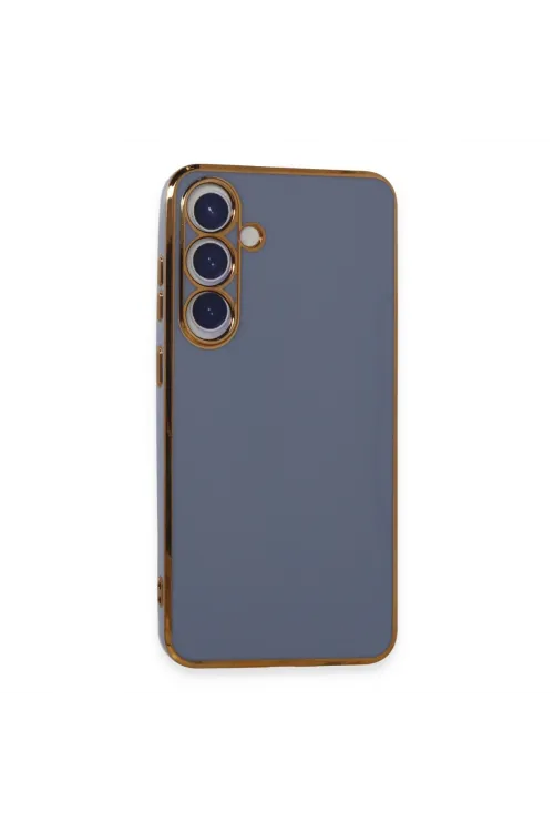 Samsung Galaxy S24 Kılıf Volet Silikon - Mavi