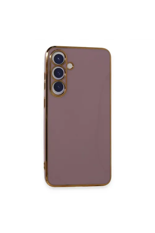 Samsung Galaxy S24 Kılıf Volet Silikon - Mor