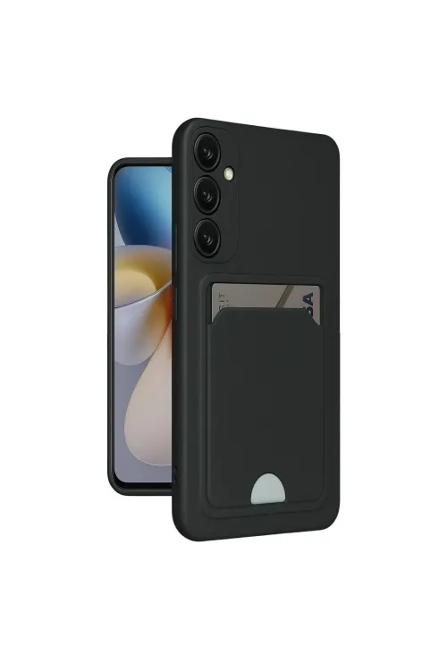 Samsung Galaxy S24 Plus Kelvin Kartvizitli Silikon - Siyah