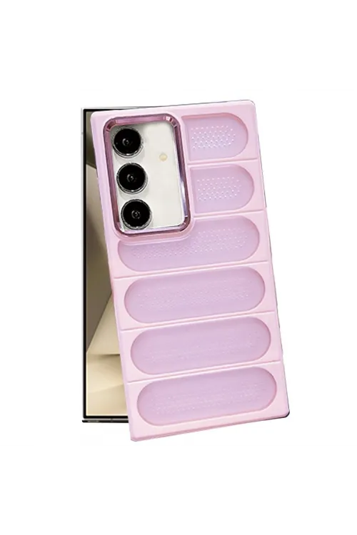 Samsung Galaxy S24 Plus Kılıf Airmax Silikon Kapak - Pembe