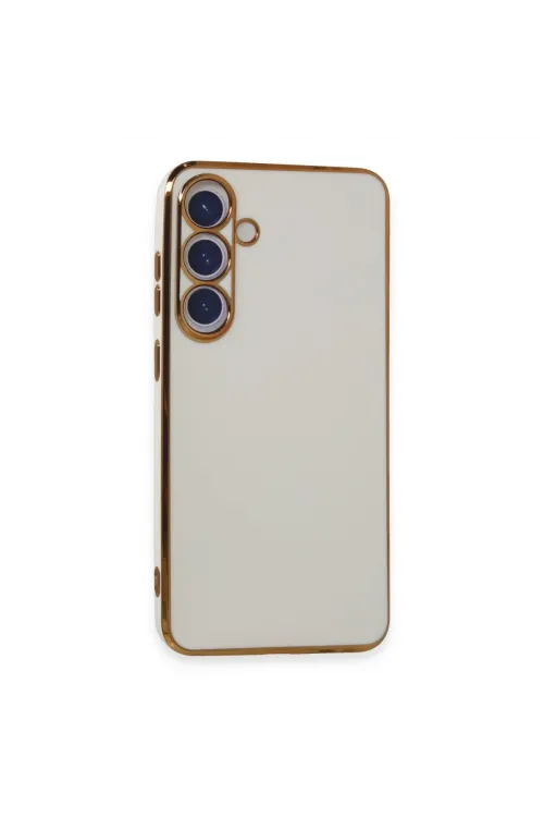 Samsung Galaxy S24 Plus Kılıf Volet Silikon - Beyaz