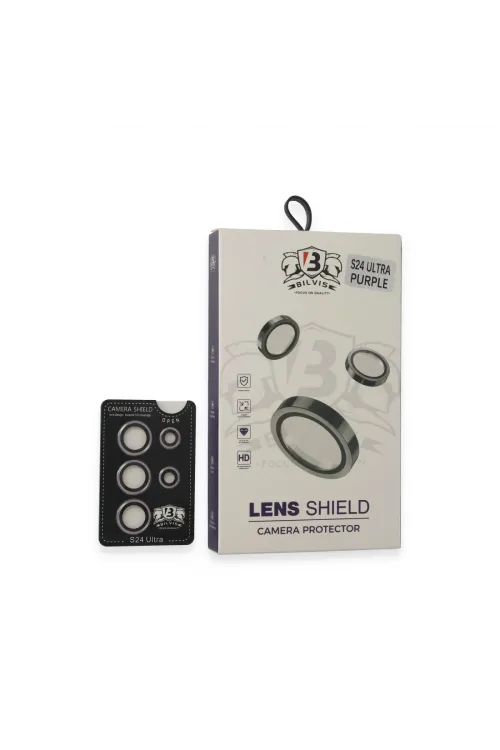 Samsung Galaxy S24 Ultra Bilvis Titan Kamera Lens - Derin Mor