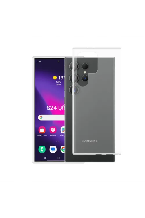 Samsung Galaxy S24 Ultra Kılıf Lüx Şeffaf Silikon