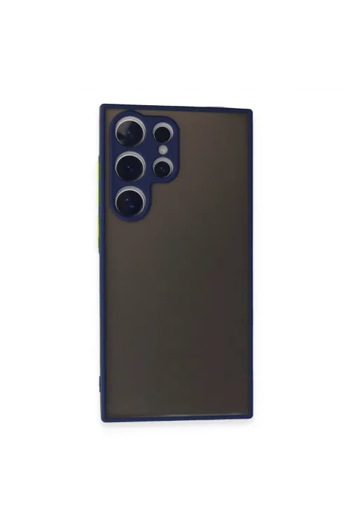 Samsung Galaxy S24 Ultra Kılıf Montreal Silikon Kapak - Lacivert