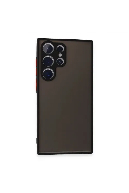 Samsung Galaxy S24 Ultra Kılıf Montreal Silikon Kapak - Siyah