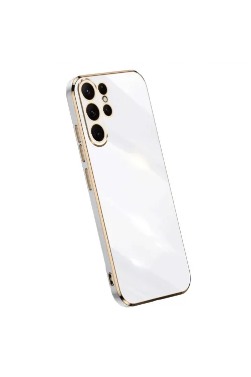 Samsung Galaxy S24 Ultra Kılıf Volet Silikon - Beyaz