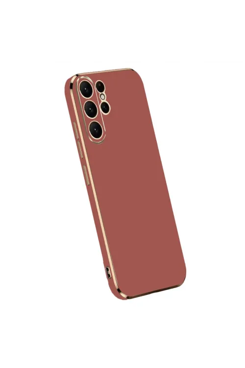 Samsung Galaxy S24 Ultra Kılıf Volet Silikon - Kırmızı