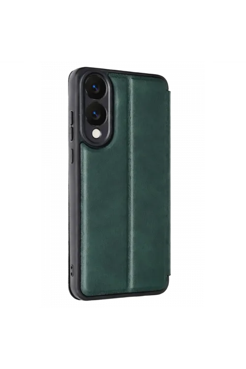 Samsung Galaxy S25 Edge Flip Cover - Koyu Yeşil