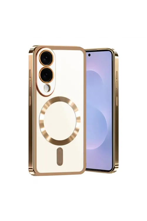 Samsung Galaxy S25 Edge Kross Magneticsafe Kapak - Çöl Titanyum