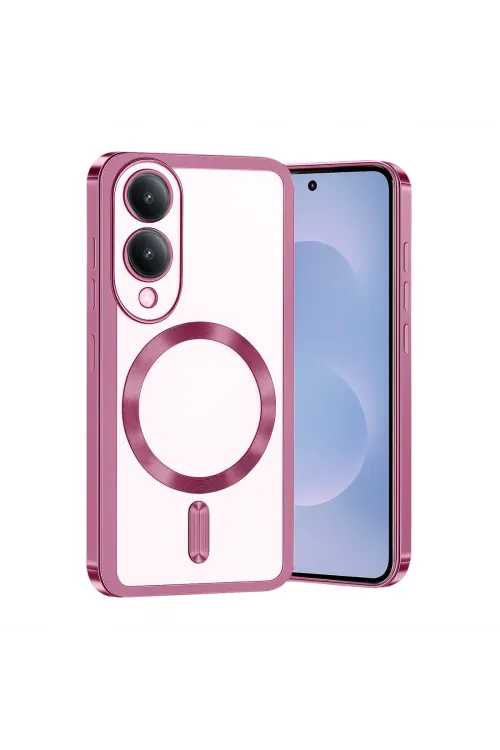 Samsung Galaxy S25 Edge Kross Magneticsafe Kapak - Rose