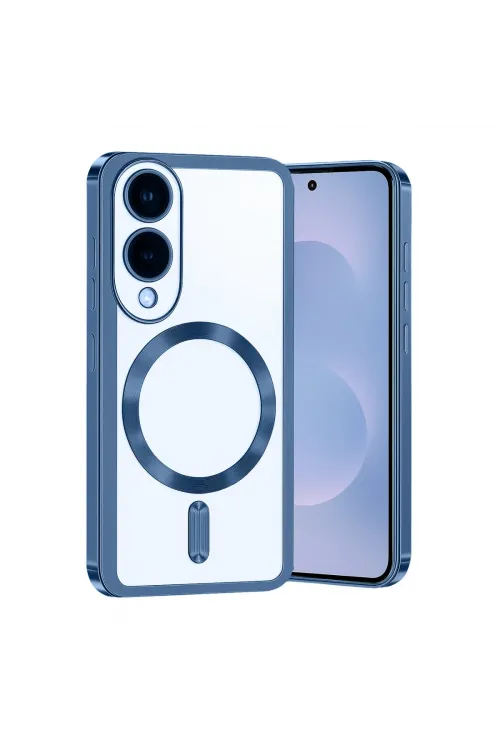 Samsung Galaxy S25 Edge Kross Magneticsafe Kapak - Sierra Blue