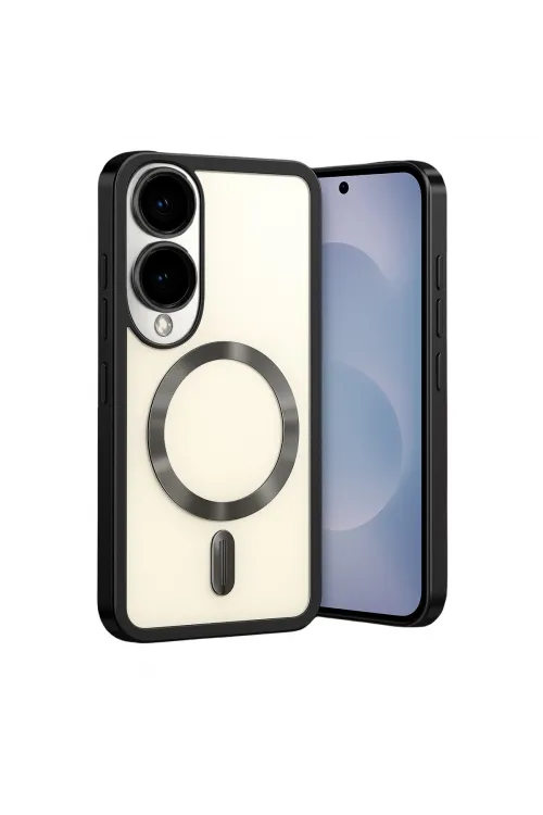 Samsung Galaxy S25 Edge Kross Magneticsafe Kapak - Siyah