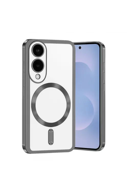 Samsung Galaxy S25 Edge Kross Magneticsafe Kapak - Titan Gri