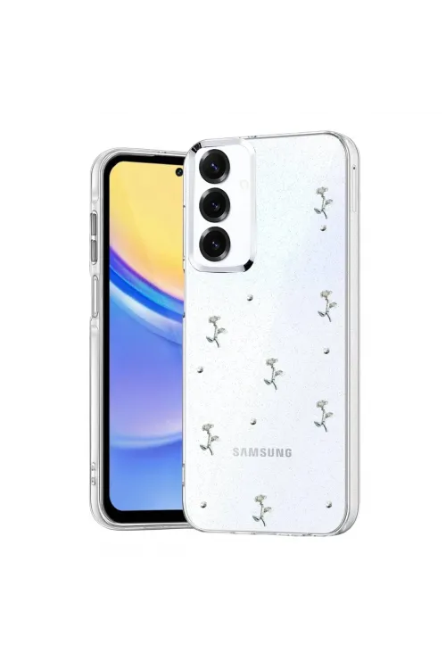 Samsung Galaxy S25 Fiyonk Desenli Kapak - Desen 4