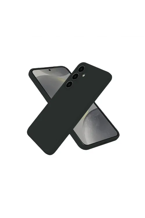 Samsung Galaxy S25 Kılıf Nano İçi Kadife Silikon - Siyah