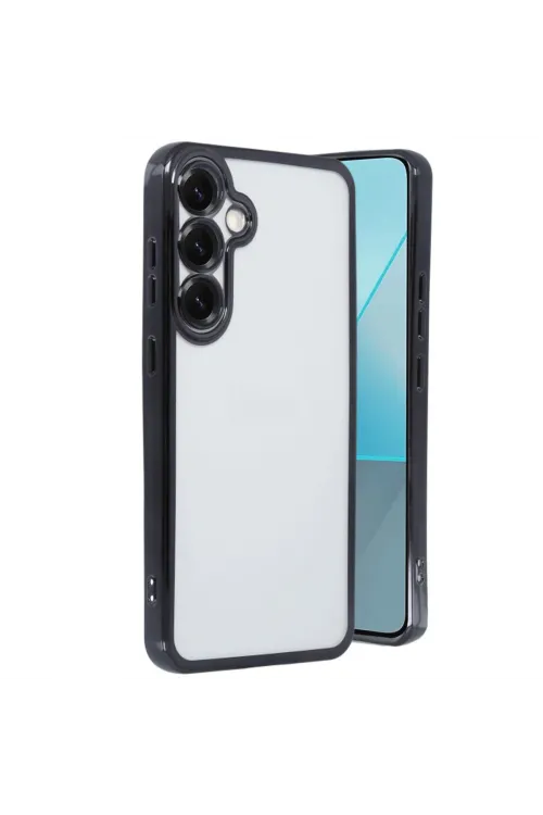Samsung Galaxy S25 Kılıf Razer Lensli Silikon - Siyah