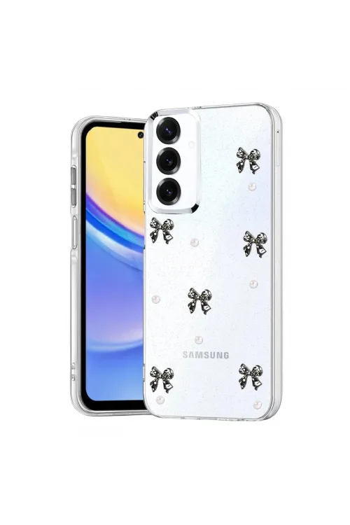 Samsung Galaxy S25 Plus Fiyonk Desenli Kapak - Desen 8