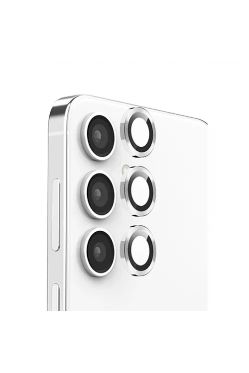 Samsung Galaxy S25 Plus Raze Metal Kamera Lens - Gümüş