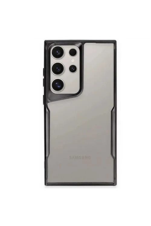 Samsung Galaxy S25 Ultra Kılıf Boyi Silikon Kapak - Siyah